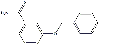 3-[(4-tert-butylphenyl)methoxy]benzene-1-carbothioamide 구조식 이미지