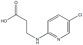 3-[(5-chloropyridin-2-yl)amino]propanoic acid Structure