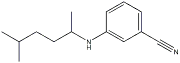 3-[(5-methylhexan-2-yl)amino]benzonitrile 구조식 이미지