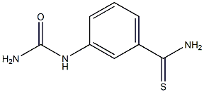 3-[(aminocarbonyl)amino]benzenecarbothioamide 구조식 이미지