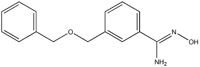 3-[(benzyloxy)methyl]-N'-hydroxybenzenecarboximidamide Structure