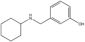 3-[(cyclohexylamino)methyl]phenol Structure