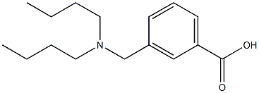 3-[(dibutylamino)methyl]benzoic acid Structure