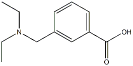 3-[(diethylamino)methyl]benzoic acid 구조식 이미지