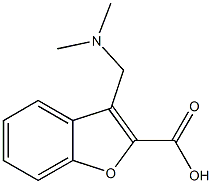 3-[(dimethylamino)methyl]-1-benzofuran-2-carboxylic acid Structure