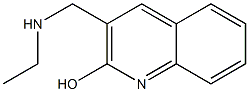 3-[(ethylamino)methyl]quinolin-2-ol 구조식 이미지