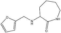 3-[(furan-2-ylmethyl)amino]azepan-2-one Structure