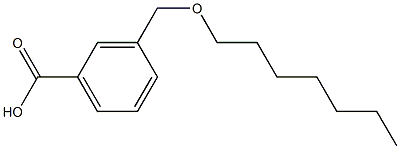 3-[(heptyloxy)methyl]benzoic acid 구조식 이미지
