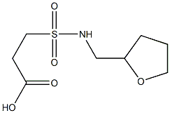 3-[(oxolan-2-ylmethyl)sulfamoyl]propanoic acid Structure