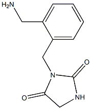 3-[2-(aminomethyl)benzyl]imidazolidine-2,4-dione Structure