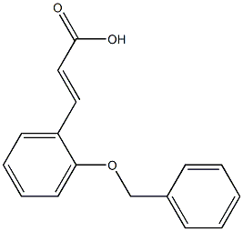 3-[2-(benzyloxy)phenyl]prop-2-enoic acid Structure