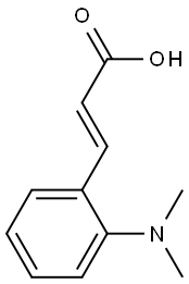 3-[2-(dimethylamino)phenyl]prop-2-enoic acid 구조식 이미지