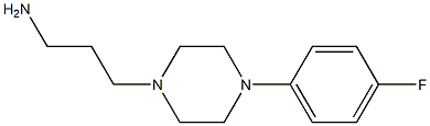 3-[4-(4-fluorophenyl)piperazin-1-yl]propan-1-amine 구조식 이미지