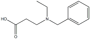 3-[benzyl(ethyl)amino]propanoic acid 구조식 이미지