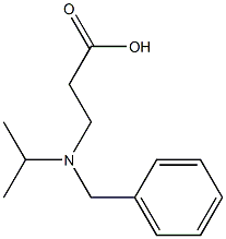 3-[benzyl(propan-2-yl)amino]propanoic acid 구조식 이미지