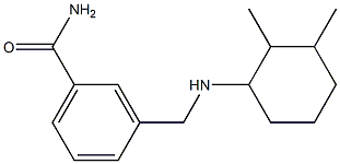 3-{[(2,3-dimethylcyclohexyl)amino]methyl}benzamide Structure