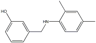 3-{[(2,4-dimethylphenyl)amino]methyl}phenol Structure