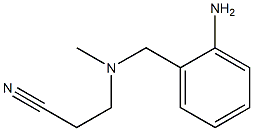 3-{[(2-aminophenyl)methyl](methyl)amino}propanenitrile Structure