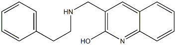 3-{[(2-phenylethyl)amino]methyl}quinolin-2-ol Structure