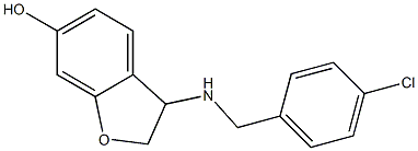 3-{[(4-chlorophenyl)methyl]amino}-2,3-dihydro-1-benzofuran-6-ol Structure
