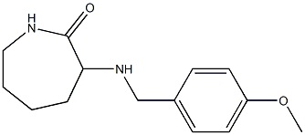 3-{[(4-methoxyphenyl)methyl]amino}azepan-2-one Structure