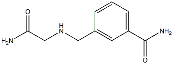 3-{[(carbamoylmethyl)amino]methyl}benzamide 구조식 이미지