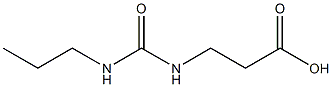 3-{[(propylamino)carbonyl]amino}propanoic acid Structure