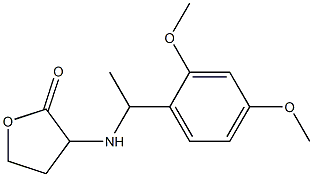 3-{[1-(2,4-dimethoxyphenyl)ethyl]amino}oxolan-2-one Structure