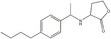 3-{[1-(4-butylphenyl)ethyl]amino}oxolan-2-one Structure