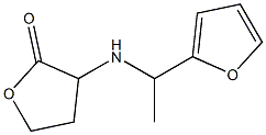 3-{[1-(furan-2-yl)ethyl]amino}oxolan-2-one 구조식 이미지