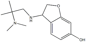 3-{[2-(dimethylamino)-2-methylpropyl]amino}-2,3-dihydro-1-benzofuran-6-ol Structure