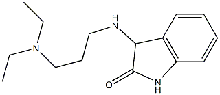 3-{[3-(diethylamino)propyl]amino}-2,3-dihydro-1H-indol-2-one Structure