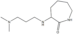 3-{[3-(dimethylamino)propyl]amino}azepan-2-one Structure