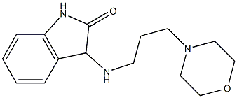 3-{[3-(morpholin-4-yl)propyl]amino}-2,3-dihydro-1H-indol-2-one 구조식 이미지