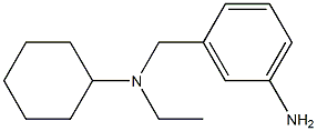 3-{[cyclohexyl(ethyl)amino]methyl}aniline 구조식 이미지
