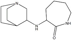 3-{1-azabicyclo[2.2.2]octan-3-ylamino}azepan-2-one 구조식 이미지