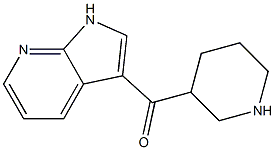 3-{1H-pyrrolo[2,3-b]pyridin-3-ylcarbonyl}piperidine 구조식 이미지