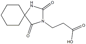 3-{2,4-dioxo-1,3-diazaspiro[4.5]decan-3-yl}propanoic acid 구조식 이미지