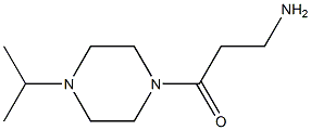 3-amino-1-[4-(propan-2-yl)piperazin-1-yl]propan-1-one Structure