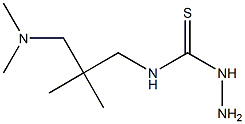 3-amino-1-{2-[(dimethylamino)methyl]-2-methylpropyl}thiourea 구조식 이미지
