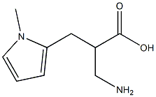 3-amino-2-[(1-methyl-1H-pyrrol-2-yl)methyl]propanoic acid Structure