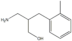 3-amino-2-[(2-methylphenyl)methyl]propan-1-ol Structure