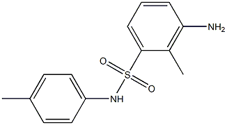 3-amino-2-methyl-N-(4-methylphenyl)benzene-1-sulfonamide Structure