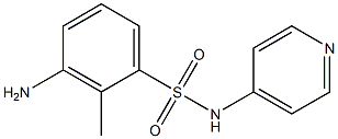 3-amino-2-methyl-N-(pyridin-4-yl)benzene-1-sulfonamide 구조식 이미지