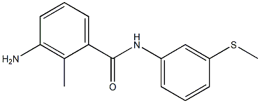 3-amino-2-methyl-N-[3-(methylsulfanyl)phenyl]benzamide 구조식 이미지