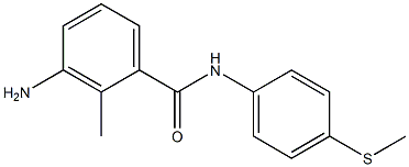 3-amino-2-methyl-N-[4-(methylsulfanyl)phenyl]benzamide 구조식 이미지