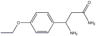 3-amino-3-(4-ethoxyphenyl)propanamide Structure