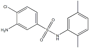 3-amino-4-chloro-N-(2,5-dimethylphenyl)benzene-1-sulfonamide 구조식 이미지