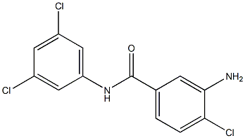 3-amino-4-chloro-N-(3,5-dichlorophenyl)benzamide Structure