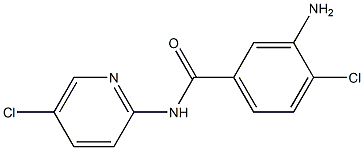 3-amino-4-chloro-N-(5-chloropyridin-2-yl)benzamide 구조식 이미지